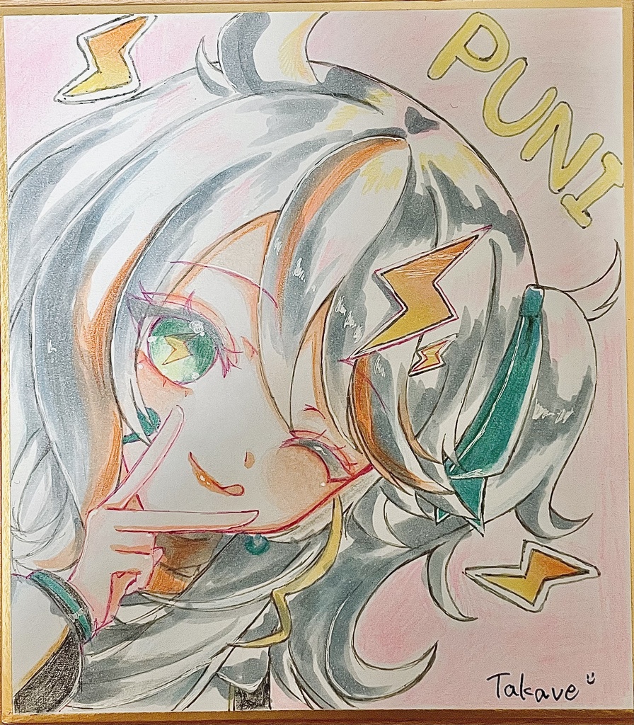 【限定5名】アナログ色紙オーダー |透明水彩|アクリルガッシュ|バストアップイラスト【東方OK】