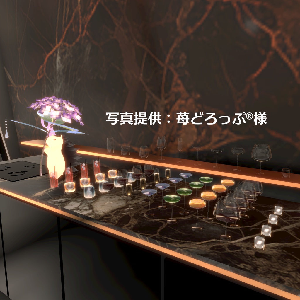 【素材・再配布可能】宝石・金属モチーフ MatCap