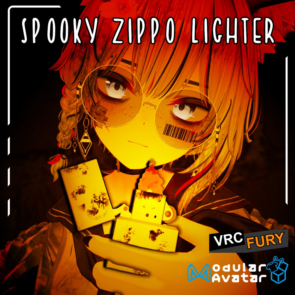 「VRChat Spooky Zippo Lighter」 - インタラクティブ・スタイライズド・ダイナミックライトシステム
