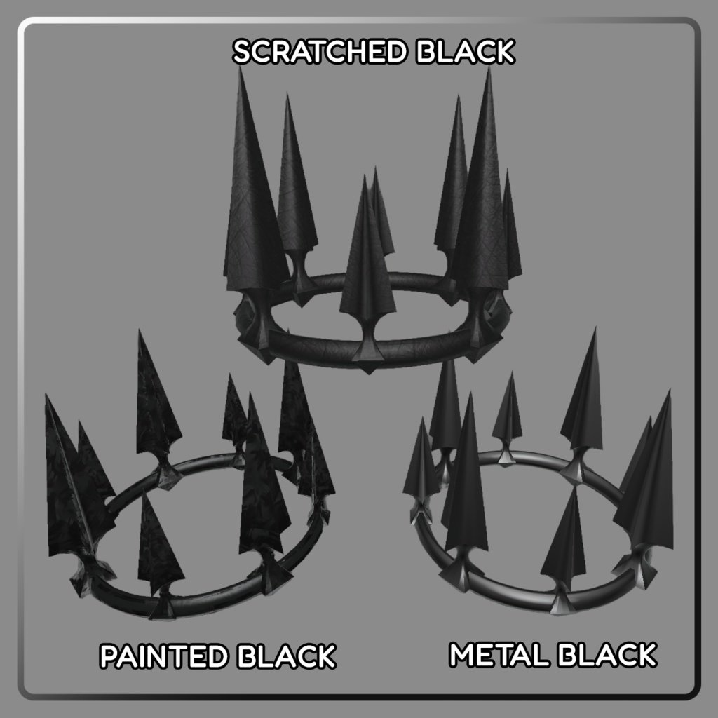 【VRChat想定】 Halo of Ruin / 破滅の光輪 【PhysBones対応】