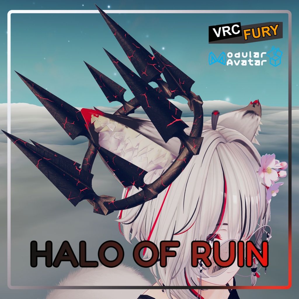 【VRChat想定】 Halo of Ruin / 破滅の光輪 【PhysBones対応】