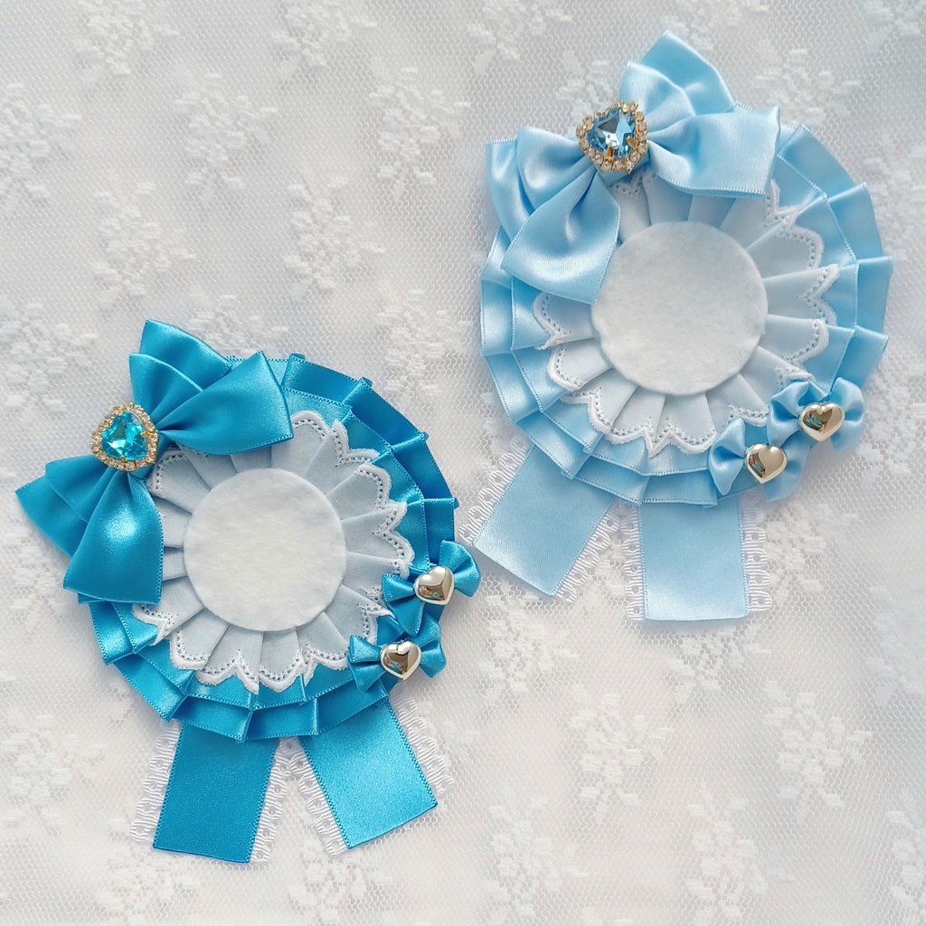 ハートロゼット【ライトブルー】