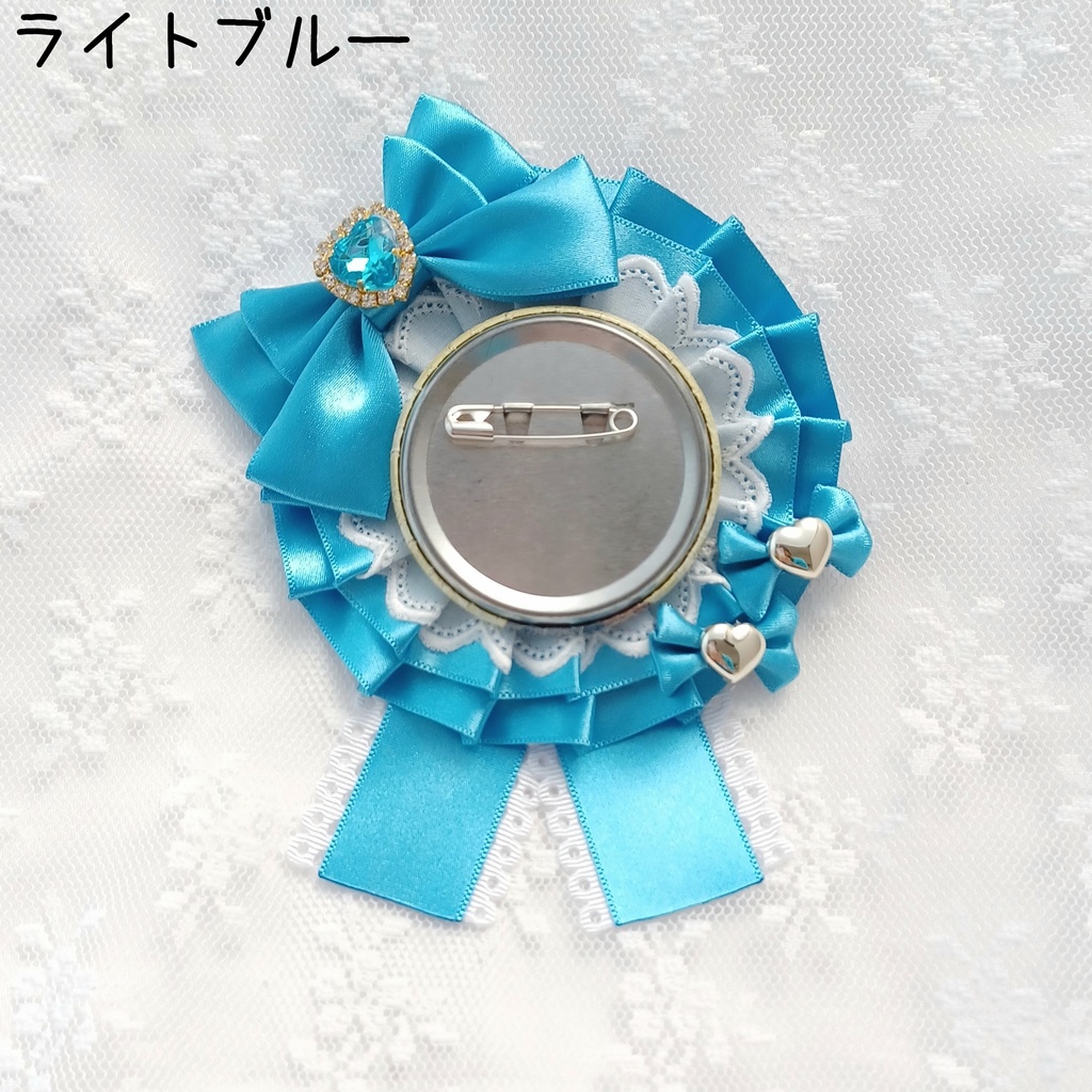 ハートロゼット【ライトブルー】