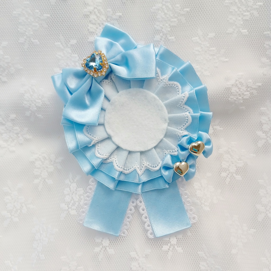 ハートロゼット【ライトブルー】