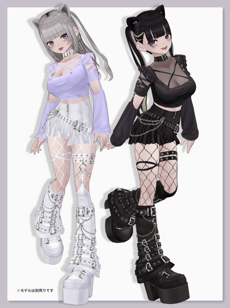 【VRoid衣装セット】非実像之亜偶像【HW-015】