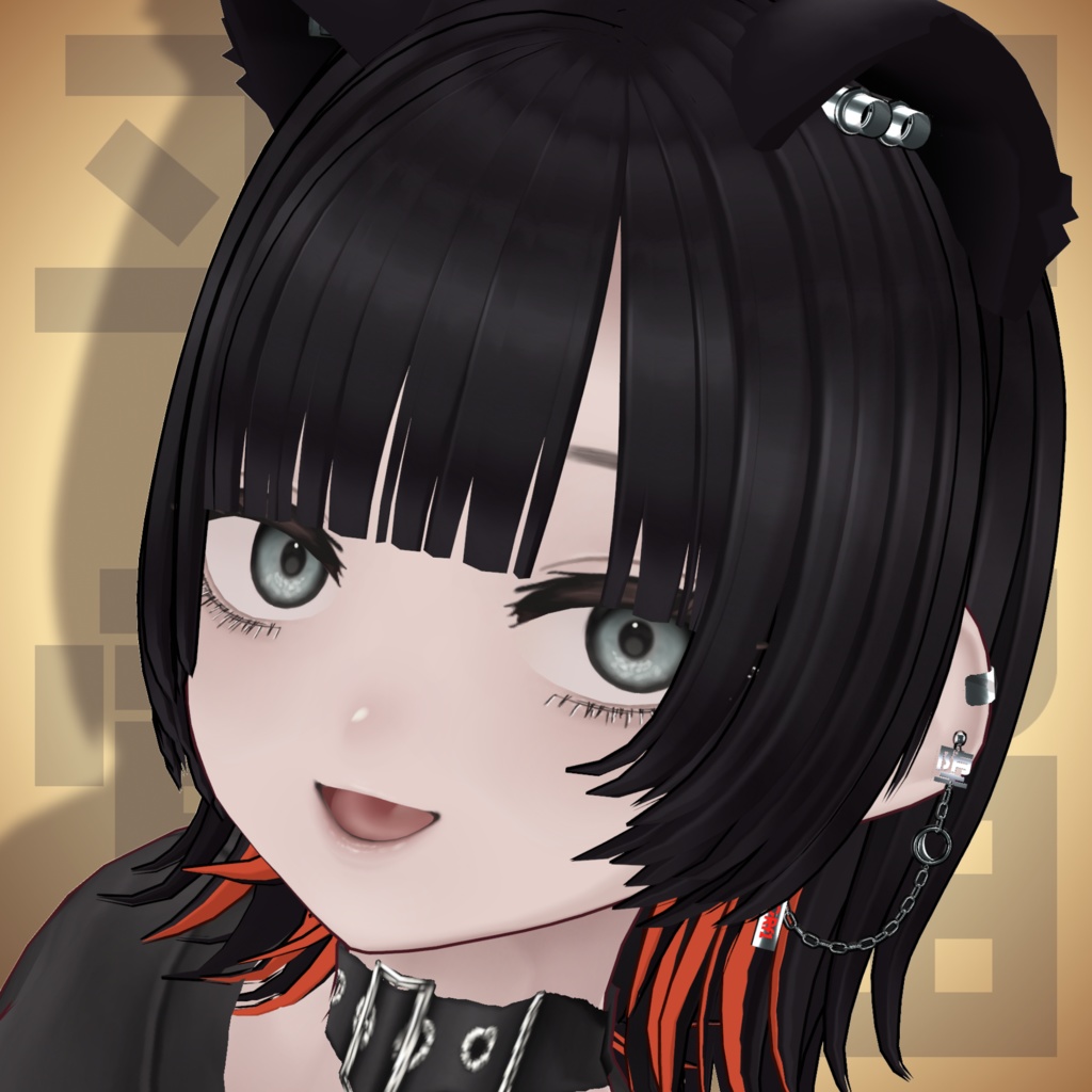 【VRoid】着せ替え・カスタムベースモデル 火寧(Hinone)【HC-RF1】