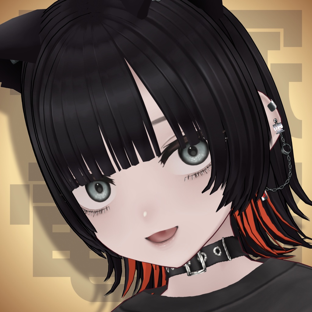 【VRoid】着せ替え・カスタムベースモデル 火寧(Hinone)【HC-RF1】