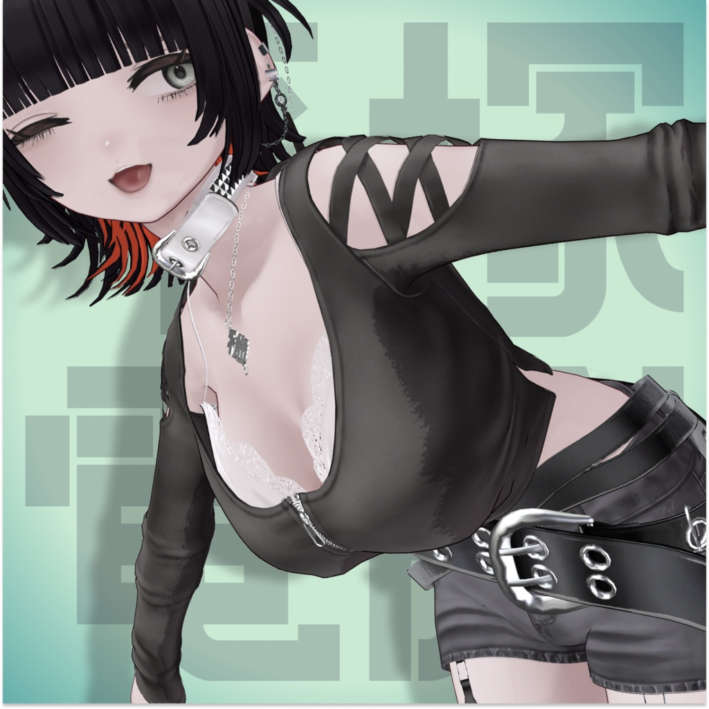 【VRoid衣装セット】賊者天上遥月射【HW-018/XWearのみ】