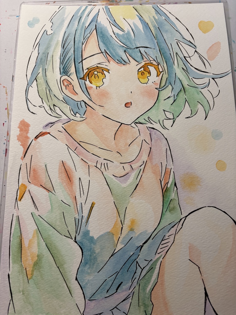 手描きイラスト　原画