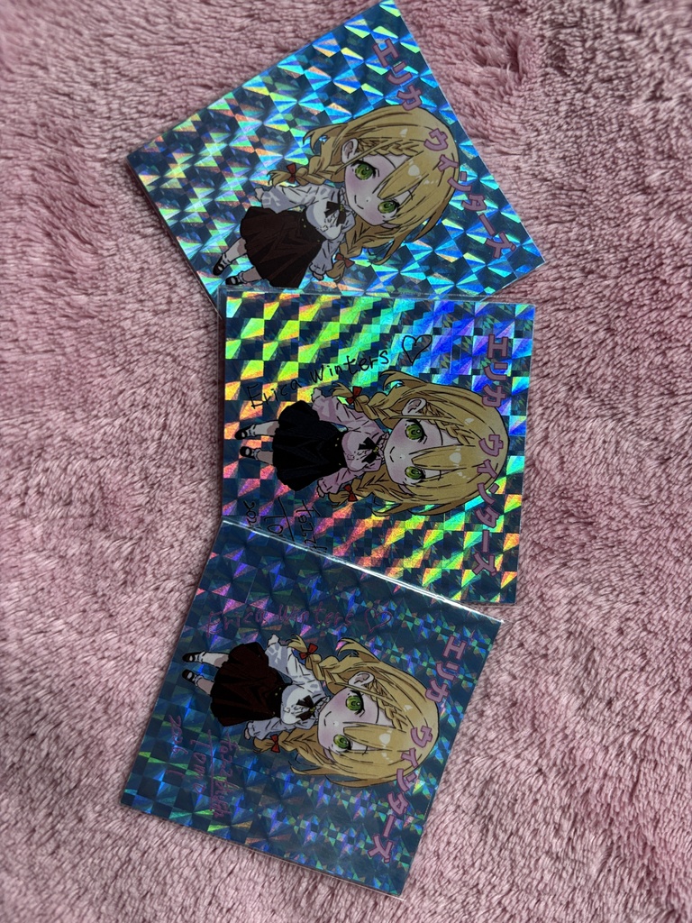 【3枚セット】チョコ甘シール　No.1 エリカ ウィンターズ　プリズムシール