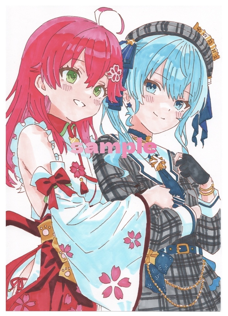 【さくらみこ✖️星街すいせい】原画