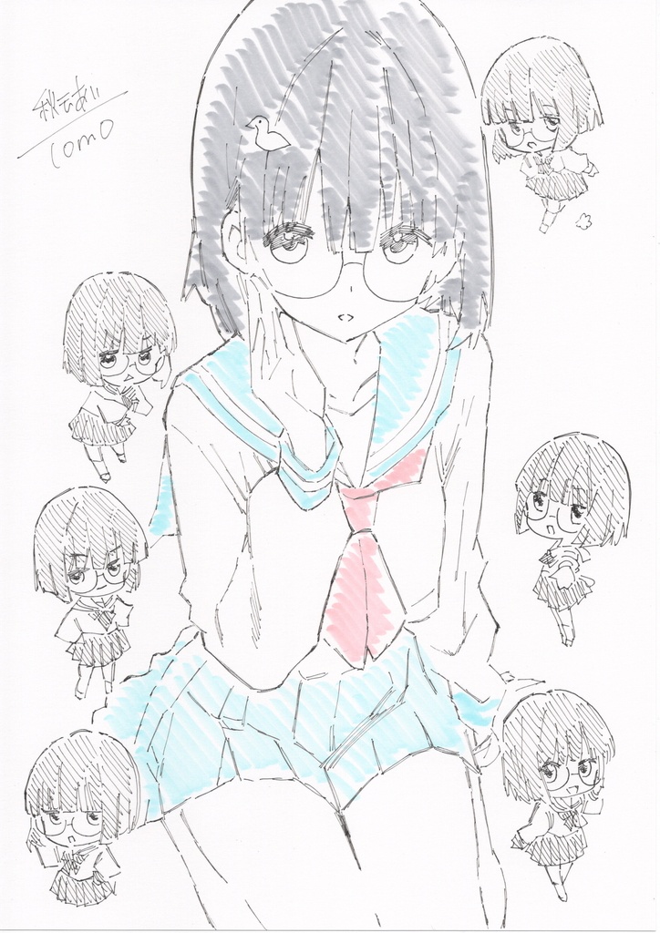 ドローイング作品 2点原画