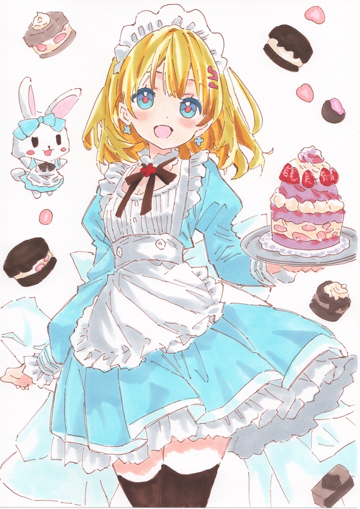 ８月オススメイラスト　原画