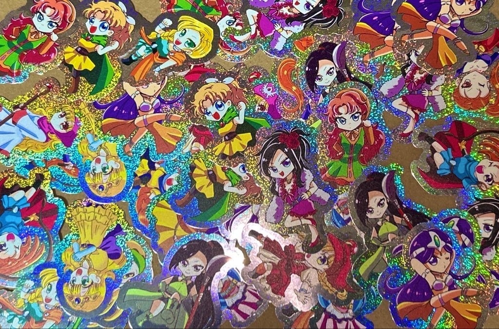 【CC福岡63新作】ドラクエナンバリング女の子ダイカットステッカー