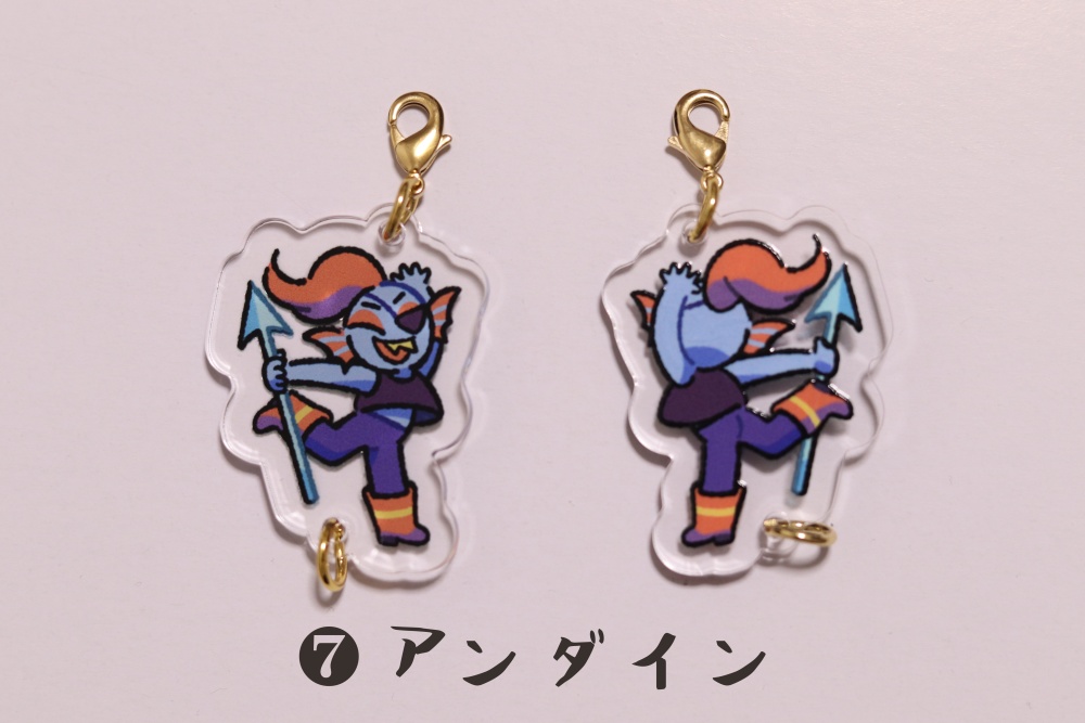 UNDERTALE 無限連結アクリルチャーム