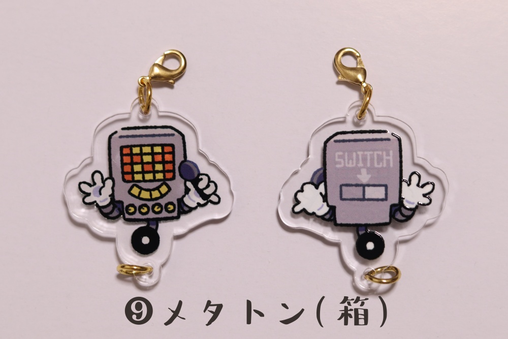 UNDERTALE 無限連結アクリルチャーム