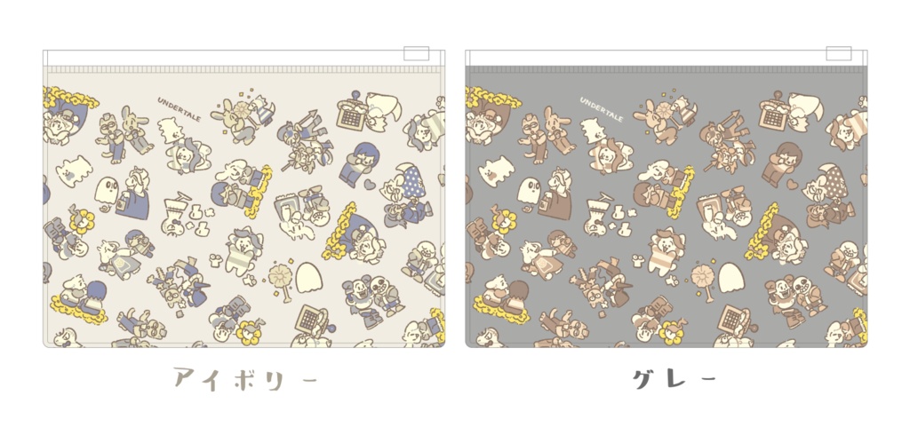 UNDERTALE みみうちPVCクリアポーチ