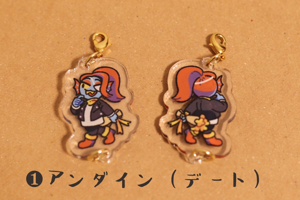 UNDERTALE 無限連結アクリルチャーム2