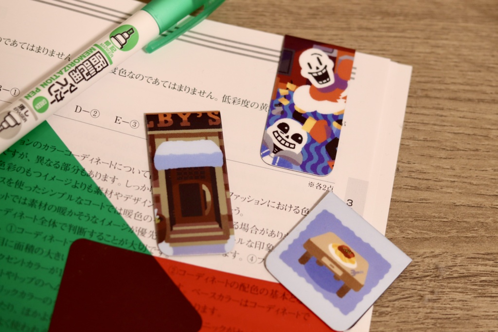 UNDERTALE 扉の向こう側マグネットブックマーカーセット vol.1