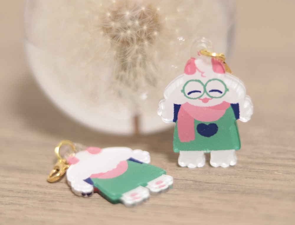 deltarune ラルセイのフチなしアクリルチャーム