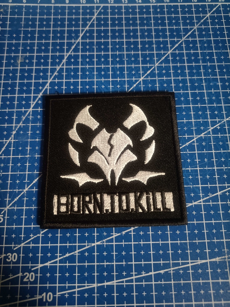 鬼方カヨコのパーカーデザインパッチ