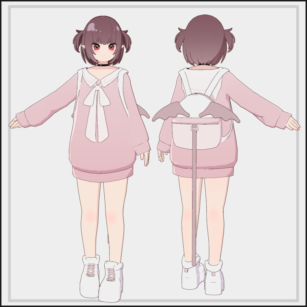 ニナ -Nina-【オリジナル3Dモデル】