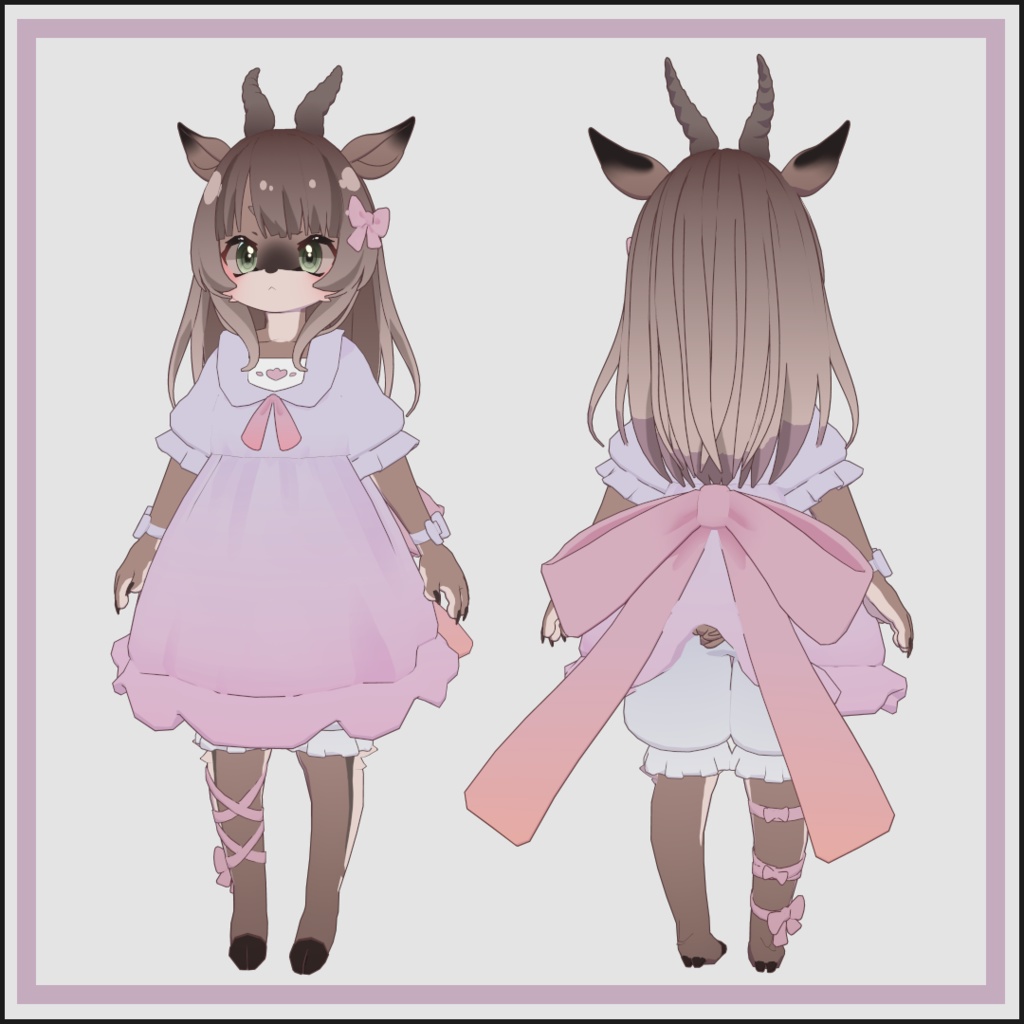 フラティ -Flaty-【オリジナル3Dモデル】