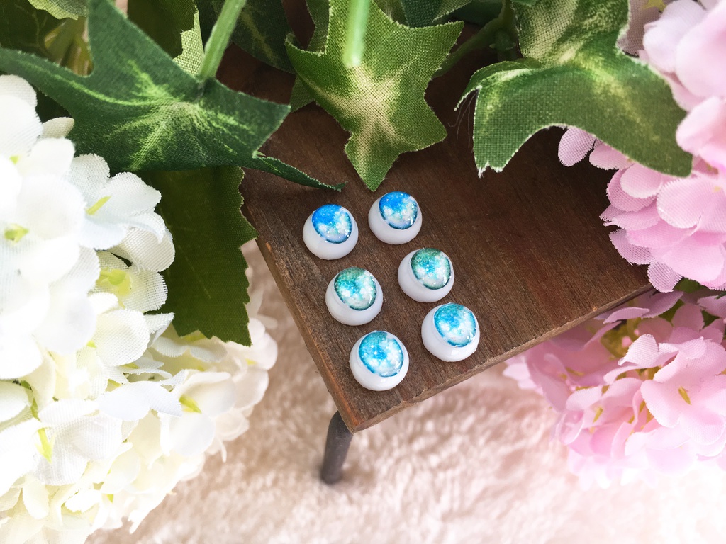 レジンアイ8mm クローバー