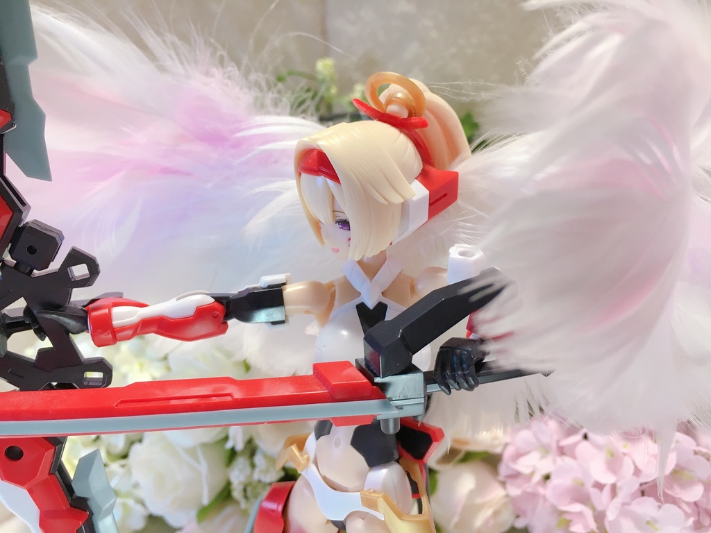 ドール用　翼　スノーピンク
