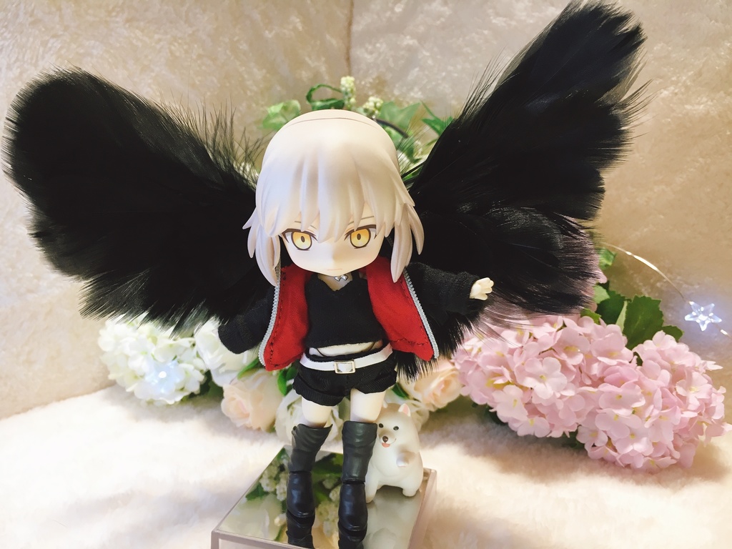 ドール用 翼 ブラック(B品)