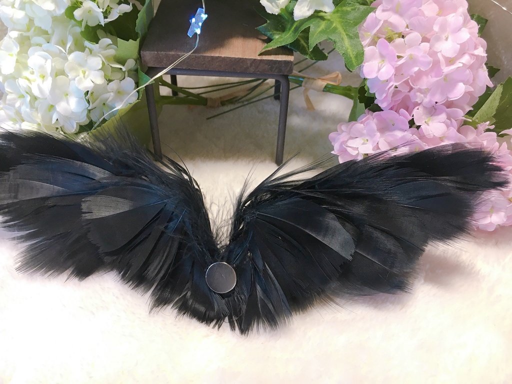ドール用 翼 ブラック(B品)