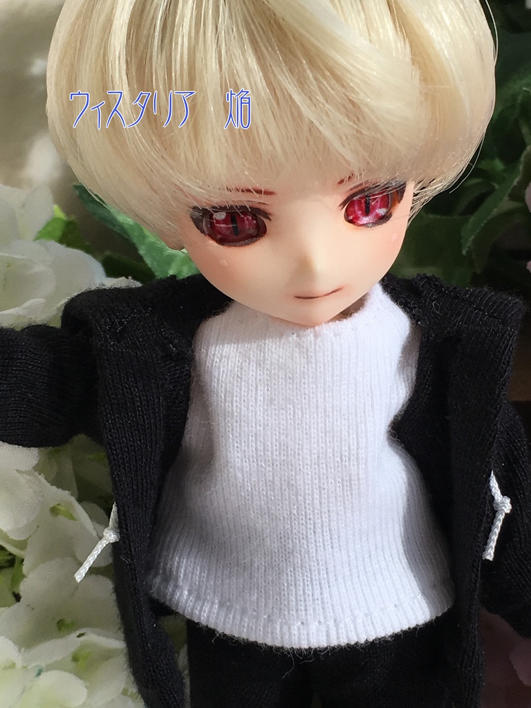 (つまみ付)レジンアイ8mm ウィスタリア