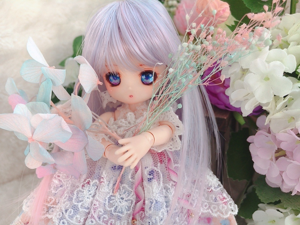 OBドールヘッド E-01『OTOKO』メイクカスタム済+レジンアイ