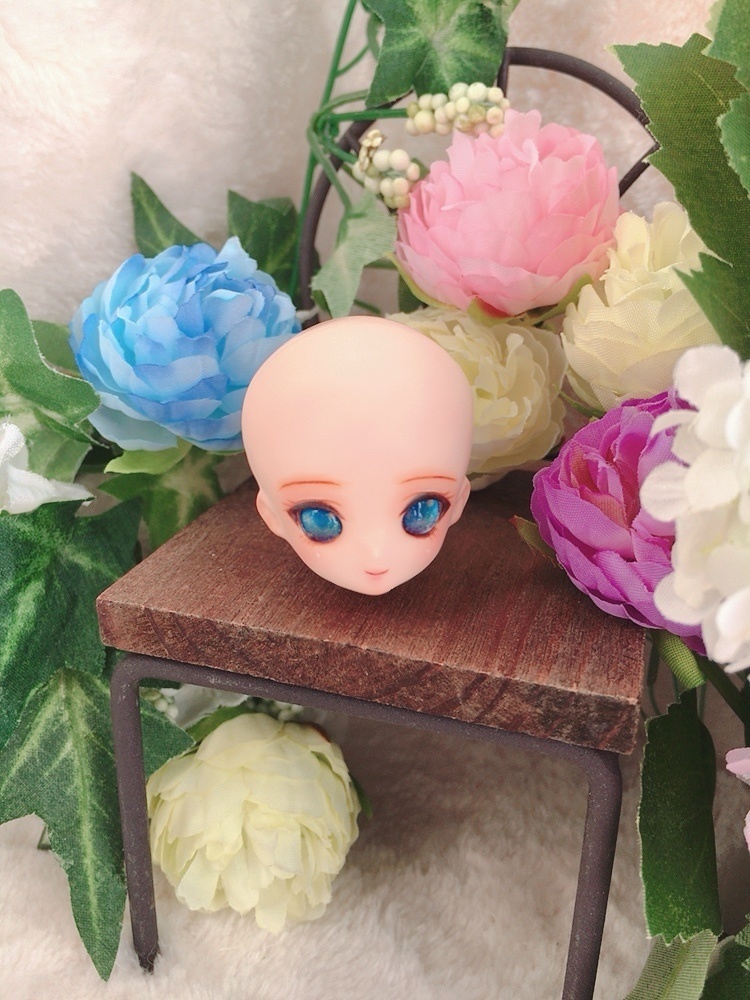 ジュエルドール アクアマリン メイクカスタム済+レジンアイ