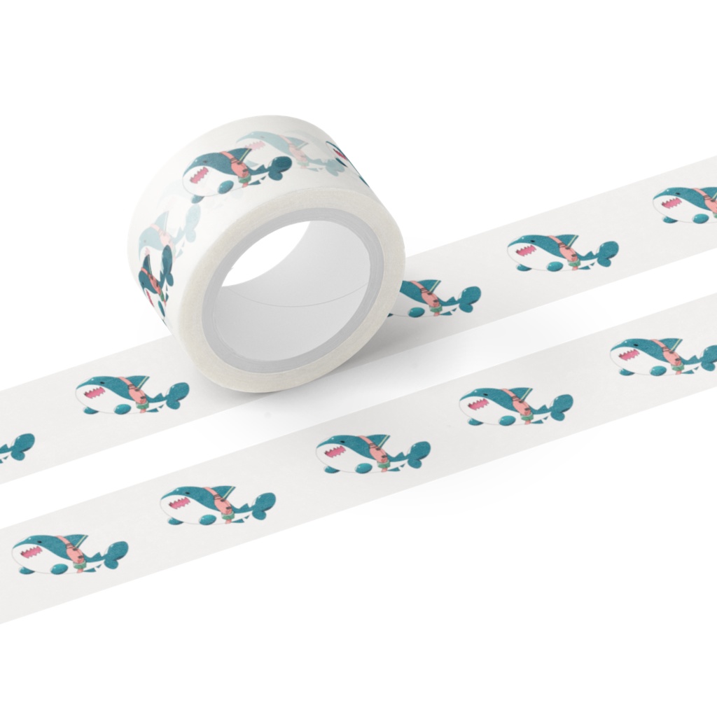 ふかひれくんマスキングテープ