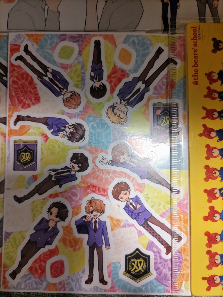 【一時創作】シール【ゆずりつA5,DropsA6】