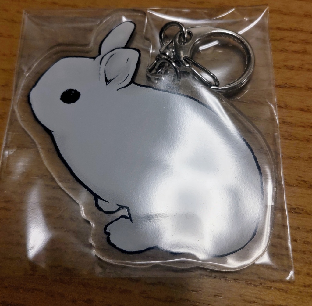 うさぎアクキー