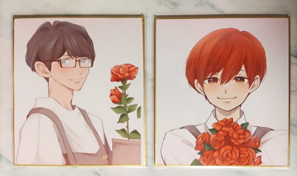 【一時創作】印刷色紙