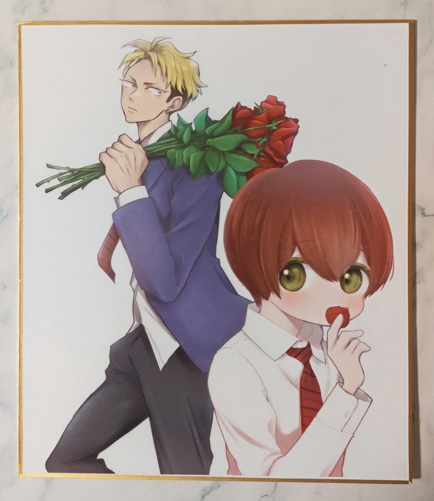 【一時創作】印刷色紙