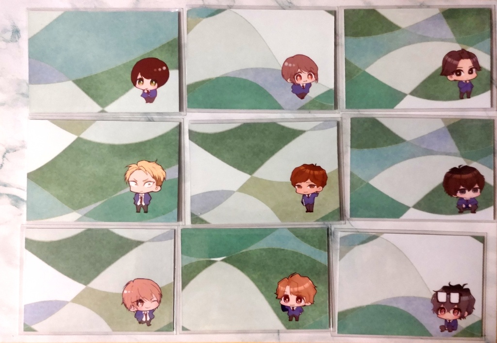 【一時創作】学生証カード【Drops_創作BL】