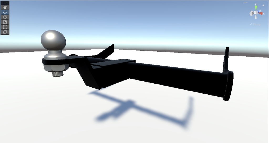 【無料】【VRChat】汎用ヒッチメンバ【3Dモデル】