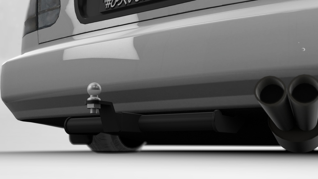 【無料】【VRChat】汎用ヒッチメンバ【3Dモデル】