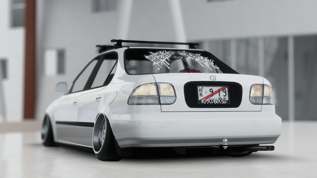 【無料】【VRChat】汎用ルーフキャリア【3Dモデル】