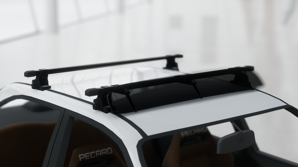 【無料】【VRChat】汎用ルーフキャリア【3Dモデル】