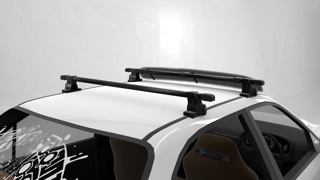 【無料】【VRChat】汎用ルーフキャリア【3Dモデル】