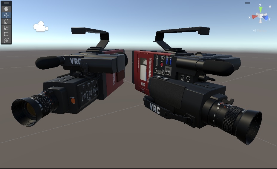 【VRchat】80年代風ビデオカメラ「VR-C1」【MA対応】【3Dモデル】