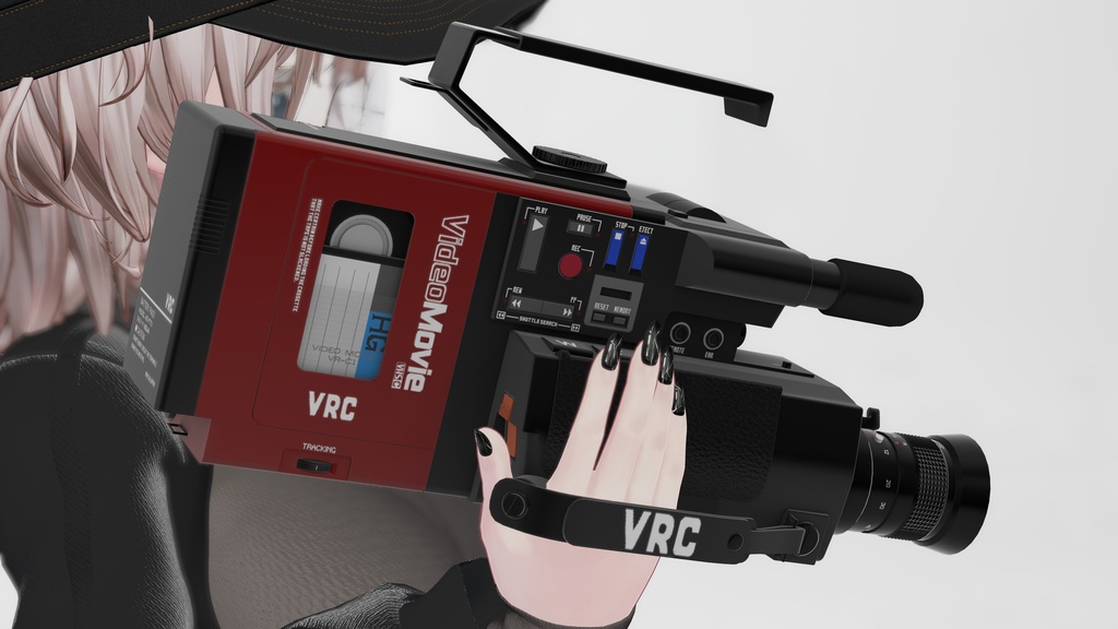 【VRchat】80年代風ビデオカメラ「VR-C1」【MA対応】【3Dモデル】