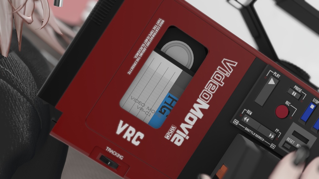 【VRchat】80年代風ビデオカメラ「VR-C1」【MA対応】【3Dモデル】