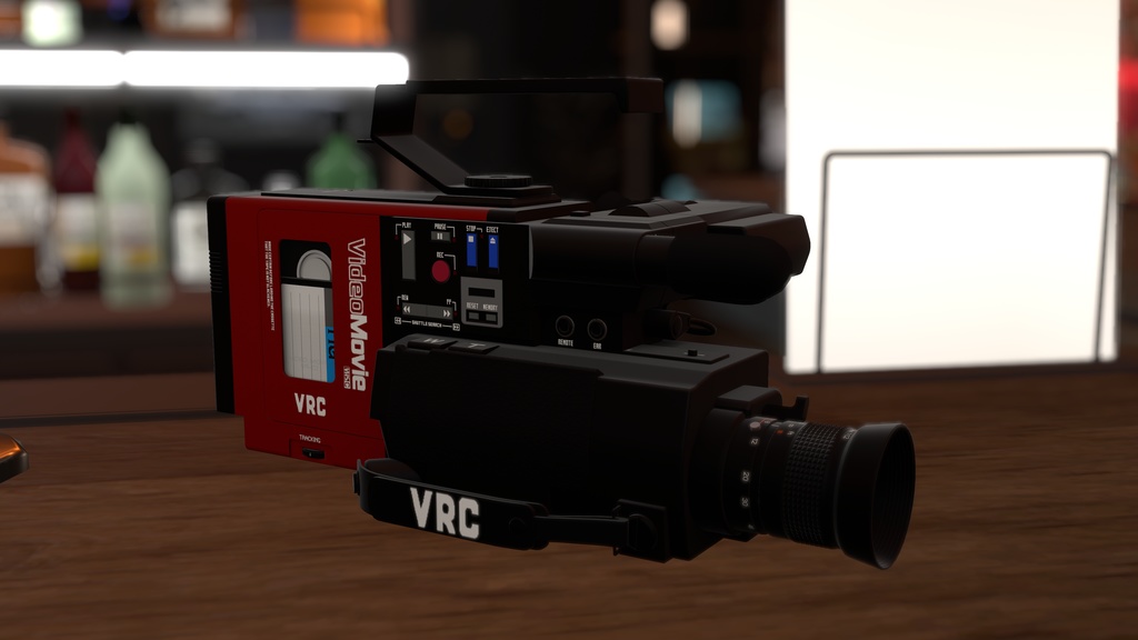 【VRchat】80年代風ビデオカメラ「VR-C1」【MA対応】【3Dモデル】