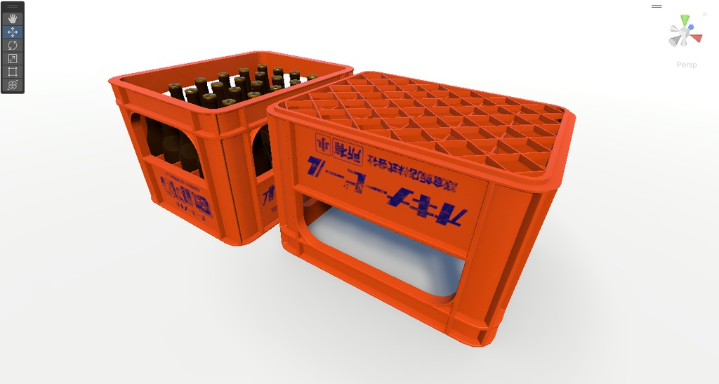 【VRChat】座ったりする用ビールケース【3Dモデル】